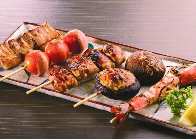 Mixed Kushiyaki Platter