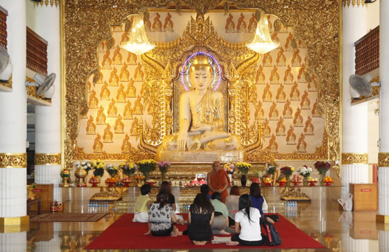 古玩・ビルマ期「女神像」ミャンマー・ダーミカラマ・ビルマ寺院